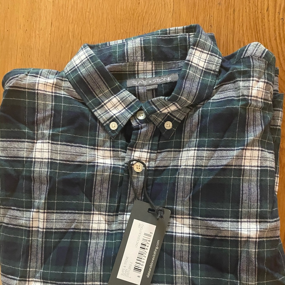 Long sleeve plaid shirt